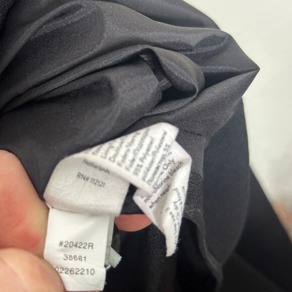 SPANX One Button Classic Collarless Blazer Carefree Crepe Black Sz 1X {LL32} - Picture 9 of 9